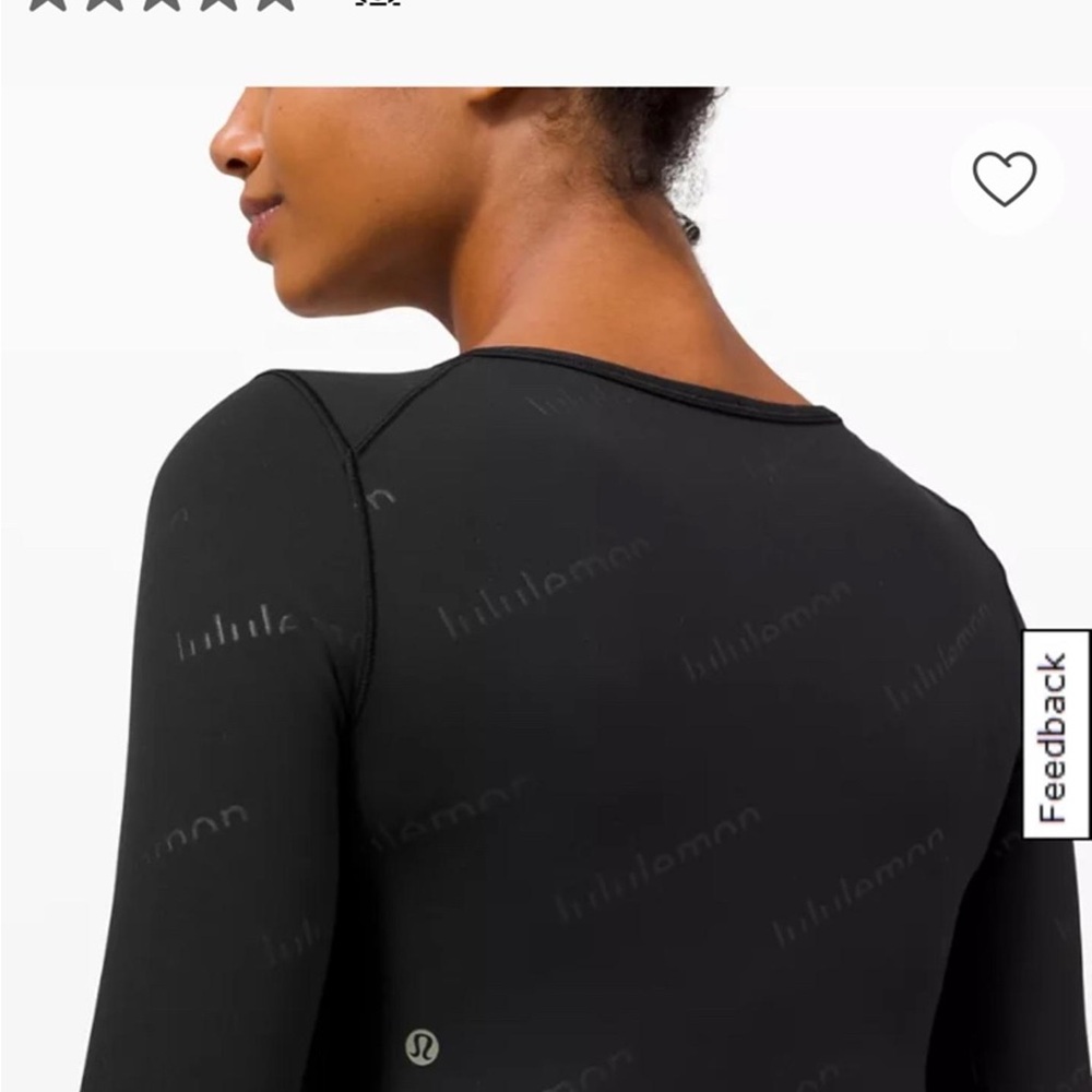 lululemon athletica Wunder Train Cropped Long Sleeve Top